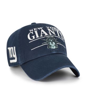 Men's Navy New York Giants Throwback Graphic Clean Up Adjustable Hat