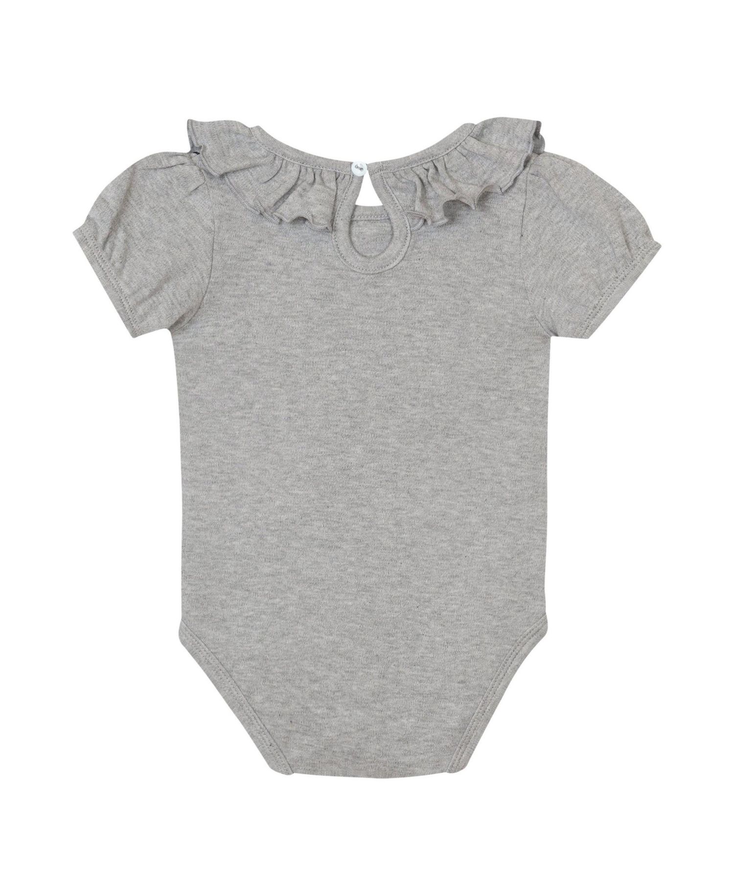 Baby Boys and Girls Scarlet/Gray Ohio State Buckeyes Two-Pack Playtime Ruffle Bodysuit Set