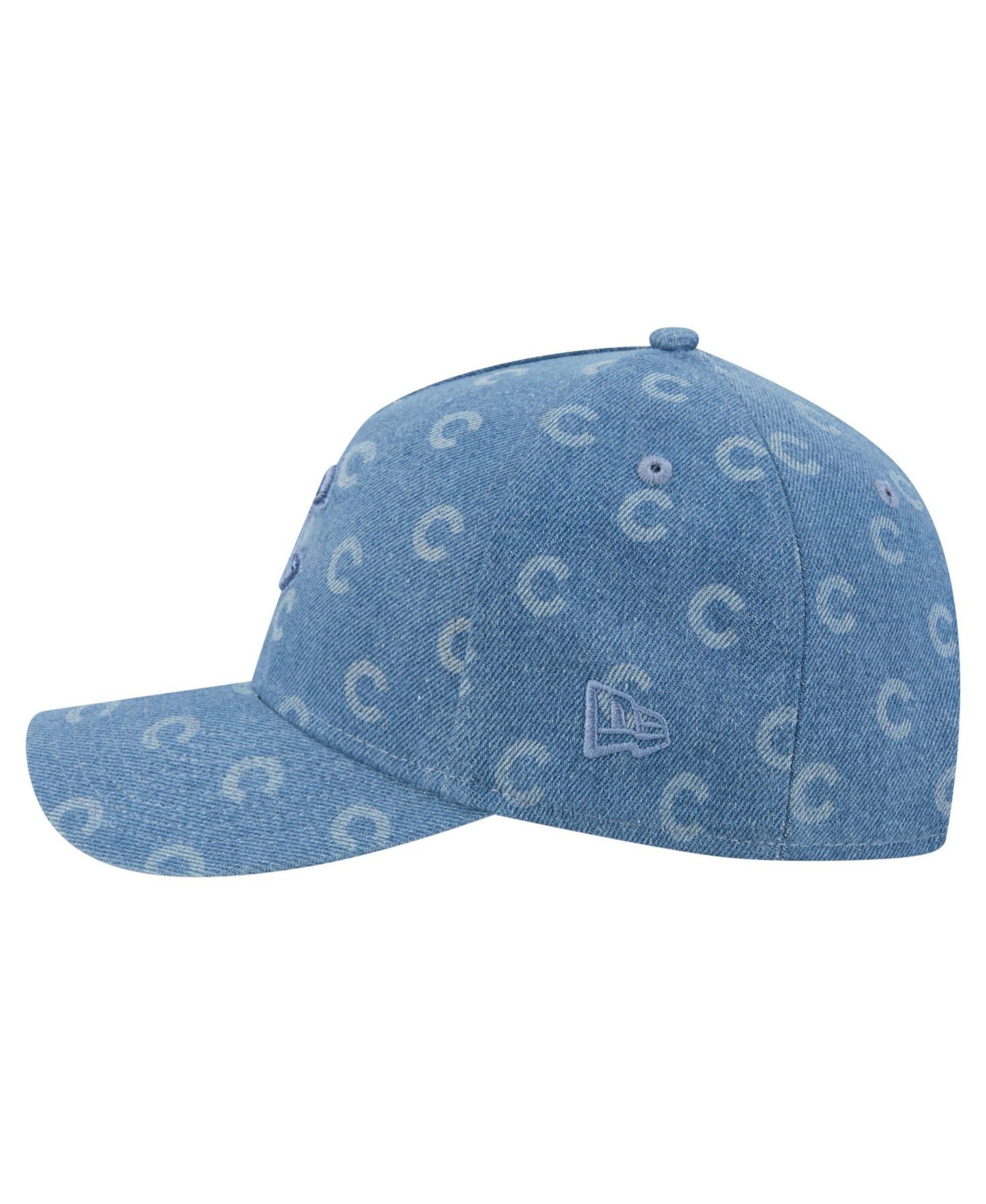 Men's and Women's Denim Chicago Cubs A-Frame 9FORTY Adjustable Hat