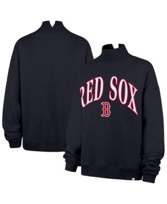 Women's Boston Red Sox Vantage Mock Neck Oversized Sweatshirt