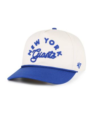 Women's Natural New York Giants Rope Script Hitch Adjustable Hat