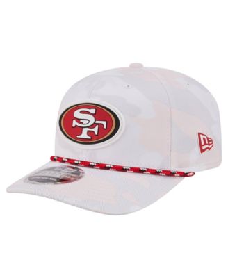 Men's White San Francisco 49ers Camo Rope 9SEVENTY Adjustable Hat