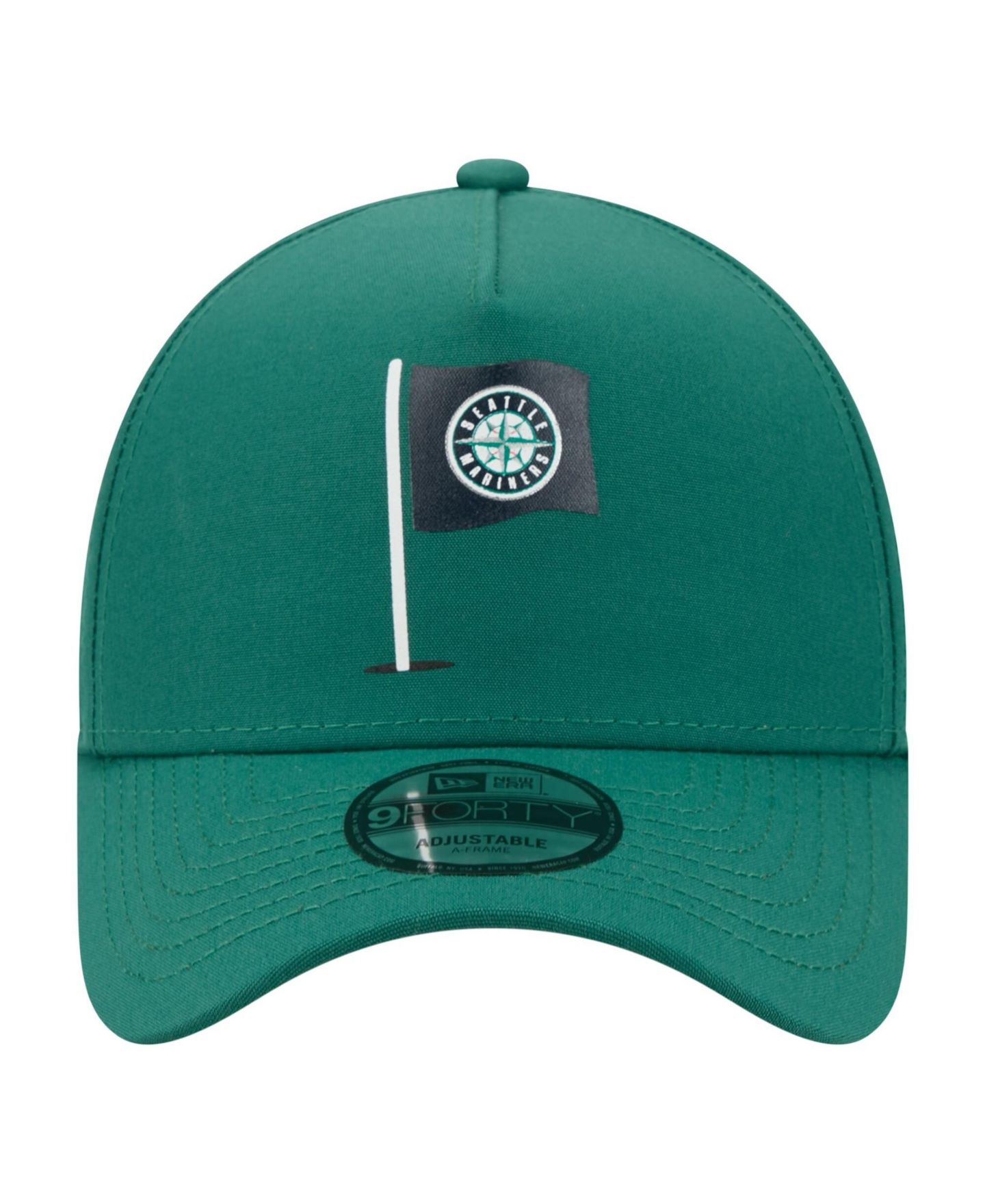 Мужская кепка New Era Green Seattle Mariners Pin Seeker 9FORTY A-Frame Adjustable Hat — фото 2