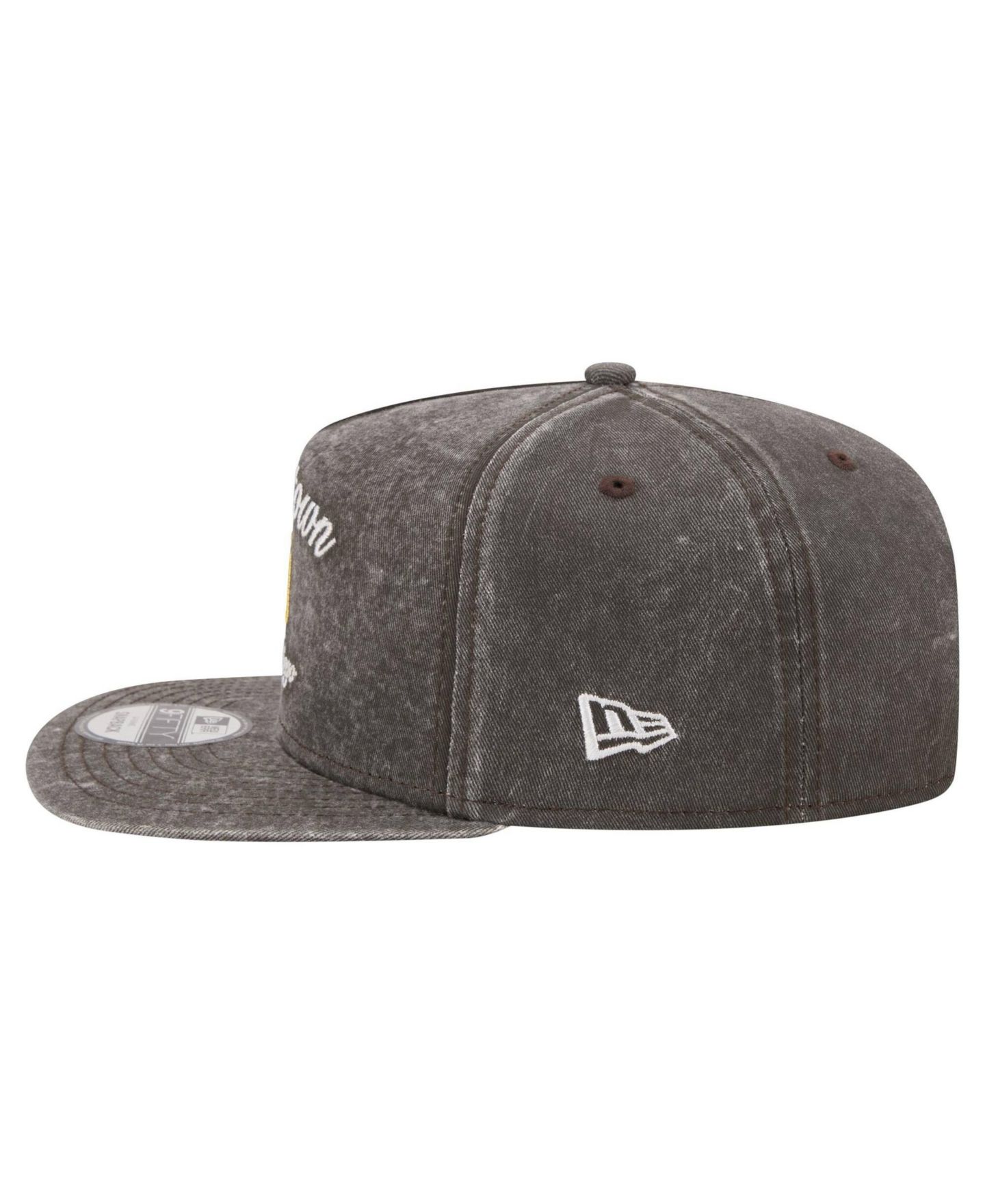 Мужская кепка New Era Black San Diego Padres City Slogan A-Frame 9FIFTY Snapback Hat — фото 6