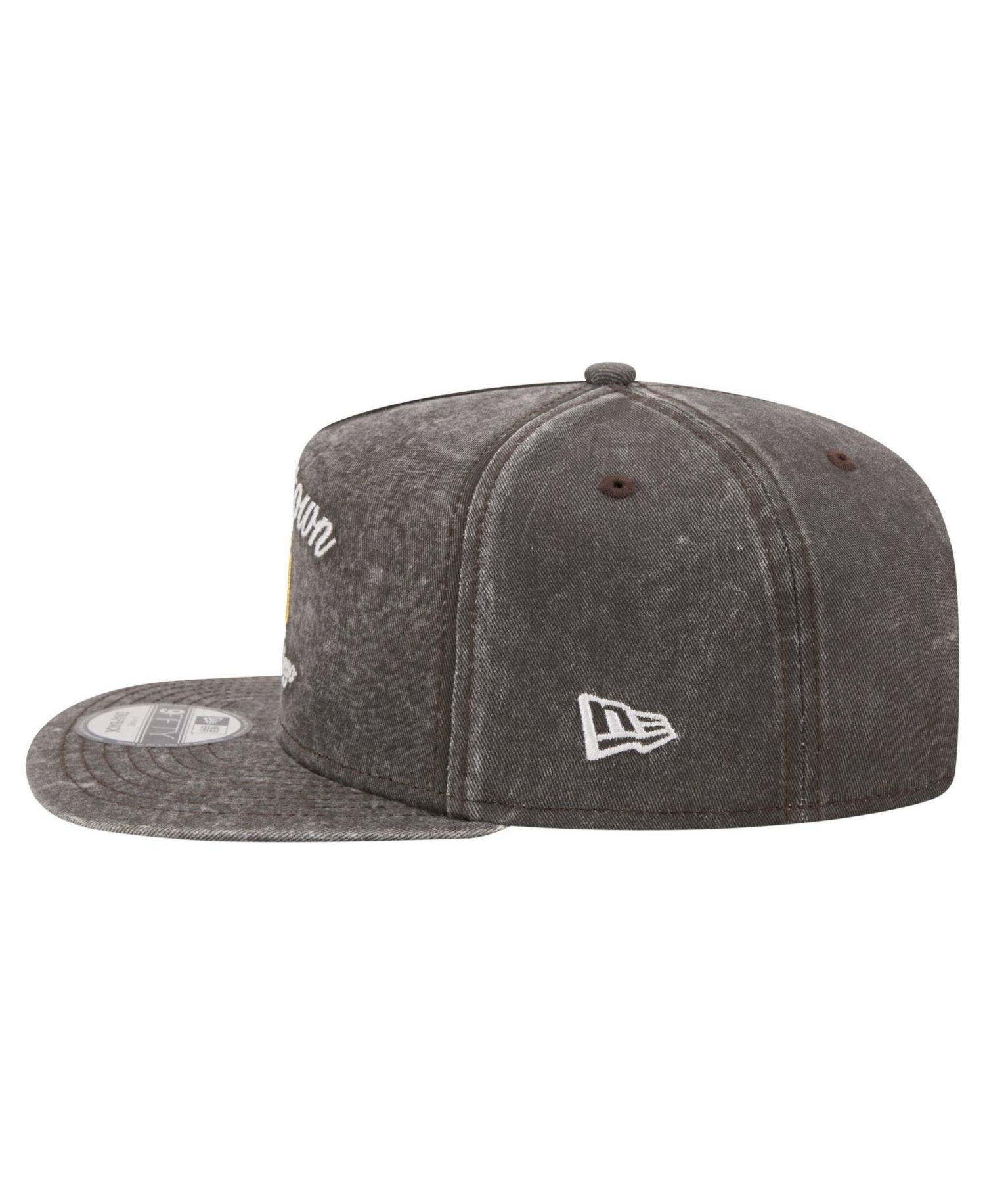 Men's Black San Diego Padres City Slogan A-Frame 9FIFTY Snapback Hat