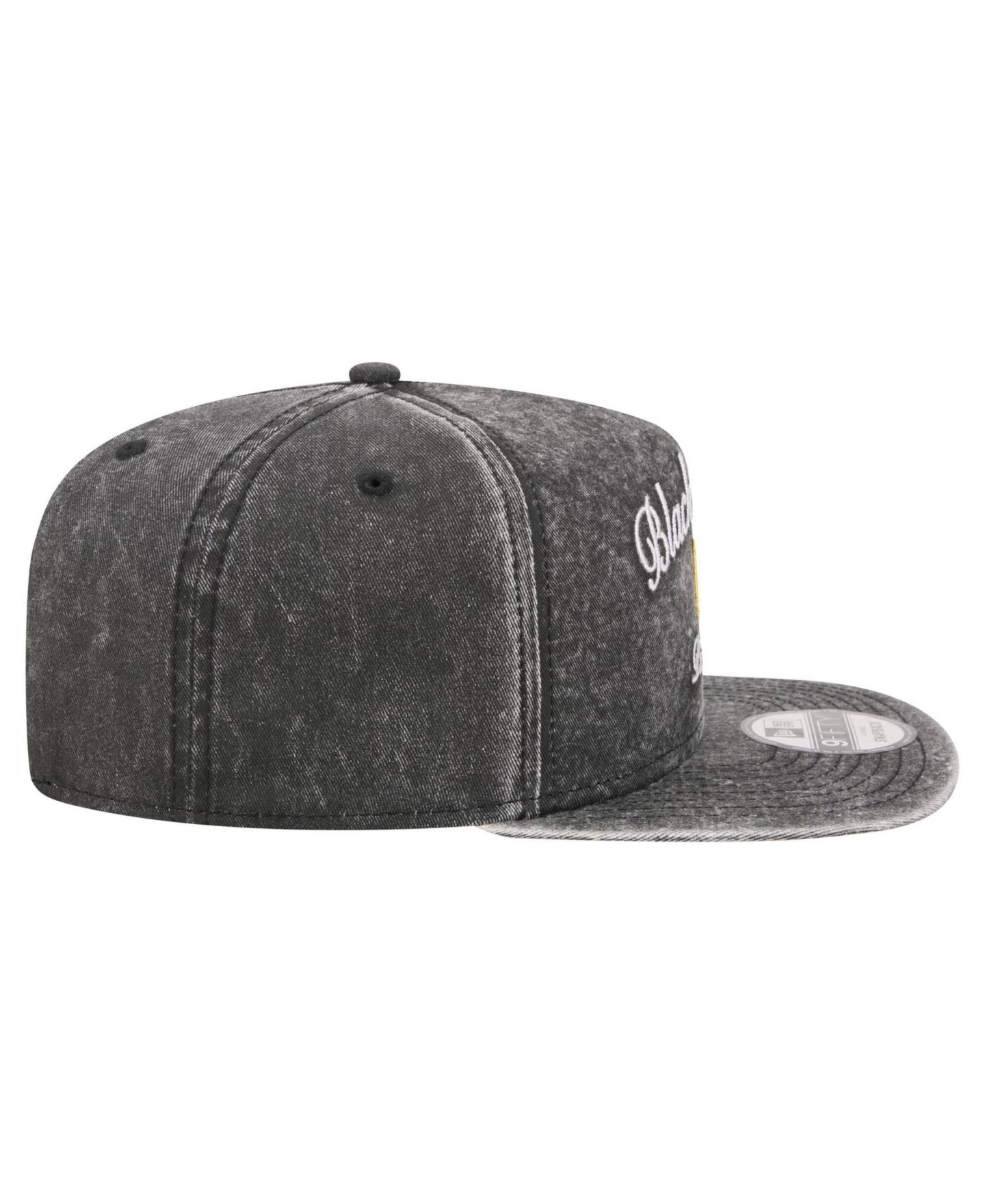 Мужская кепка New Era Black Pittsburgh Pirates City Slogan A-Frame 9FIFTY Snapback Hat — фото 7