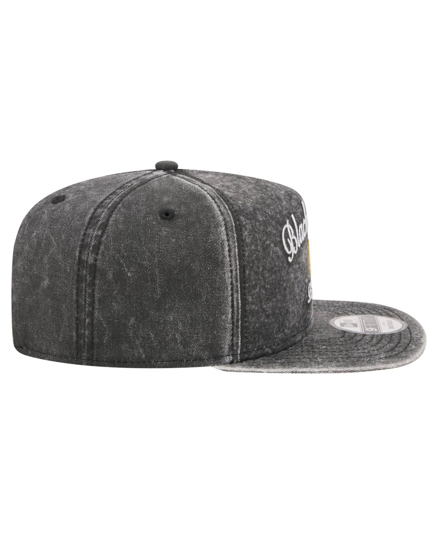 Men's Black Pittsburgh Pirates City Slogan A-Frame 9FIFTY Snapback Hat