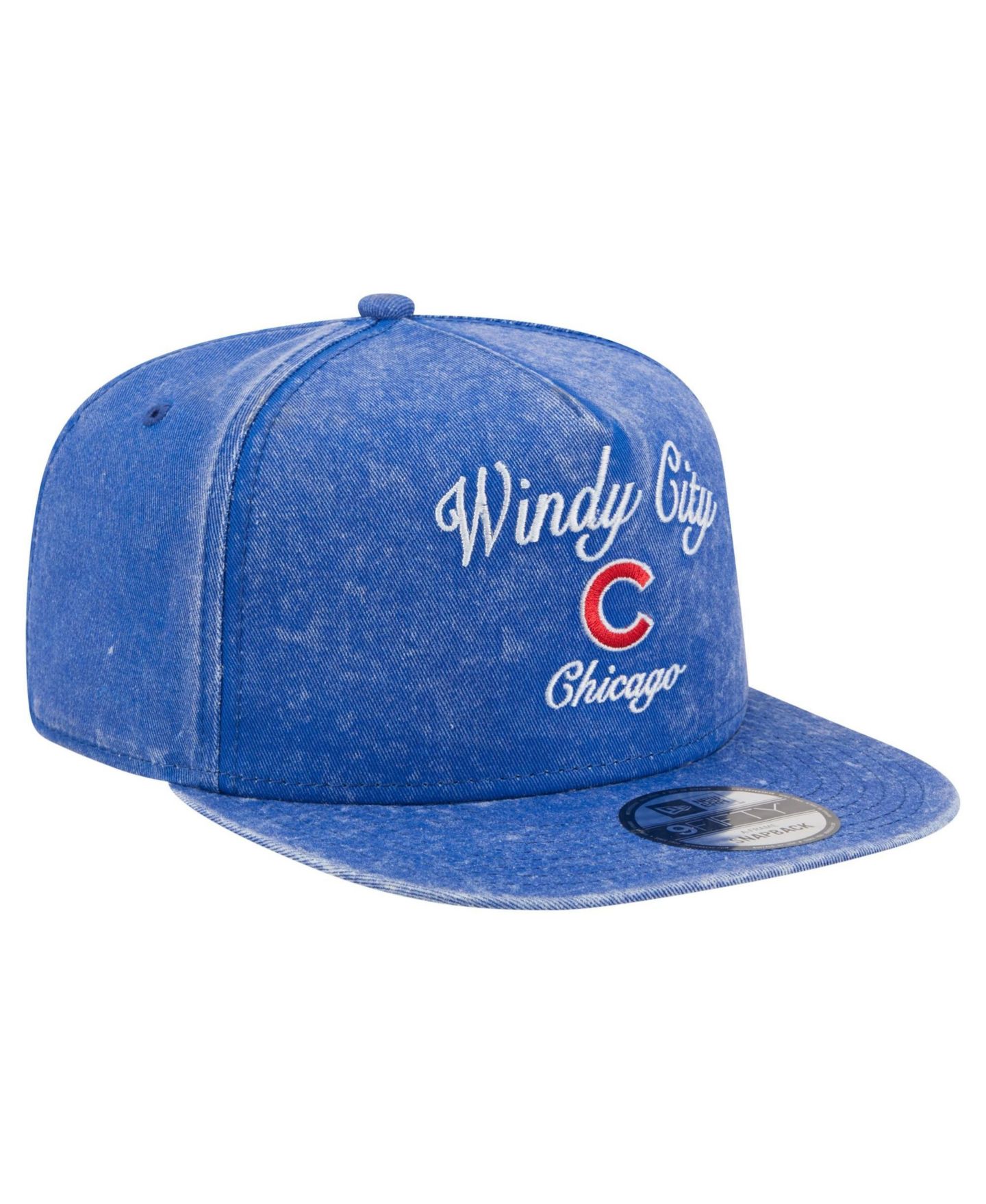 Мужская кепка New Era Royal Chicago Cubs City Slogan A-Frame 9FIFTY Snapback Hat — фото 3