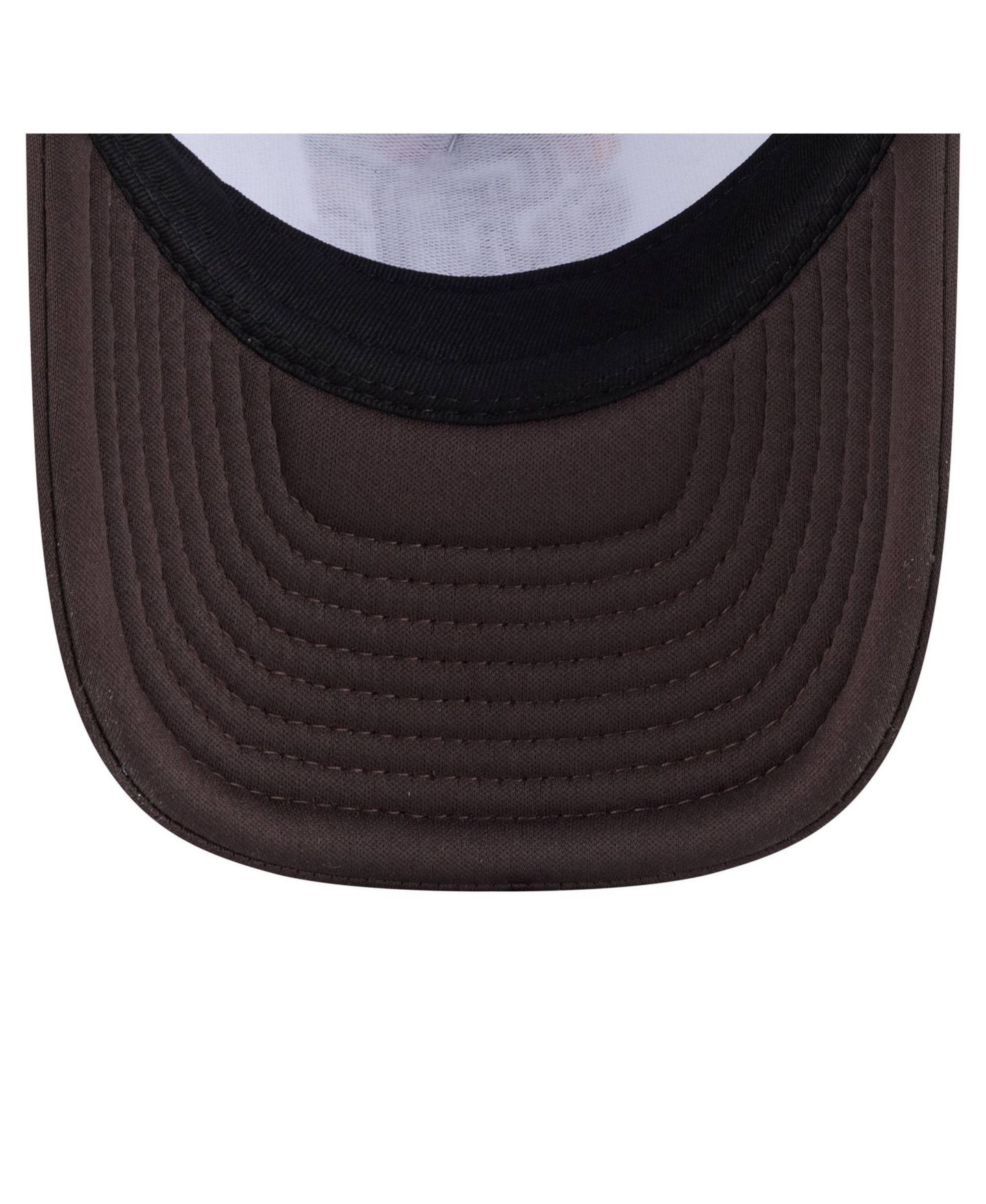 Детская кепка New Era White/Brown San Diego Padres Food A-Frame 9FORTY Trucker Adjustable Hat — фото 5