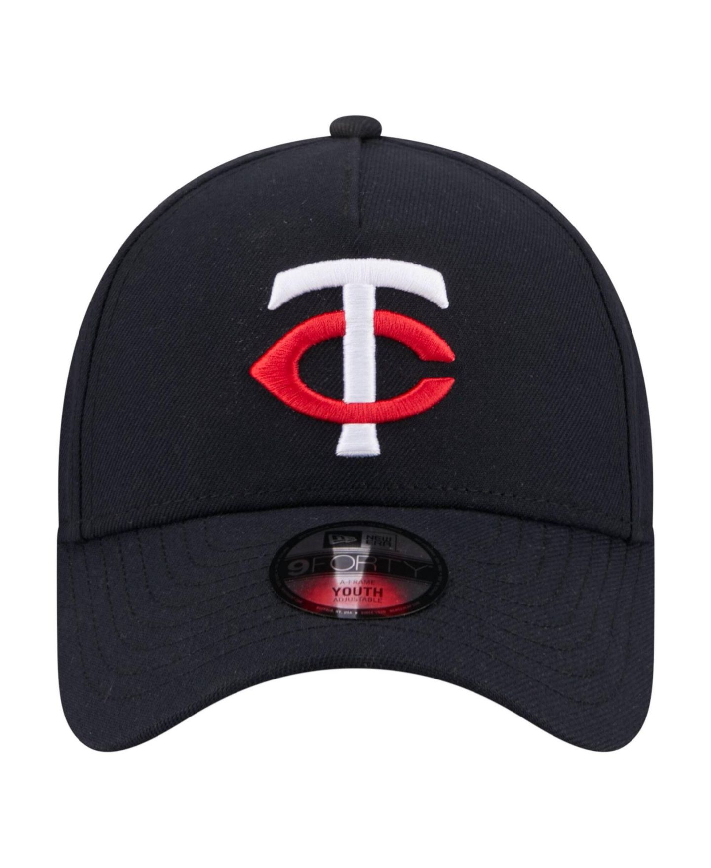 Детская кепка New Era Navy Minnesota Twins 9FORTY A-Frame Adjustable Hat — фото 2