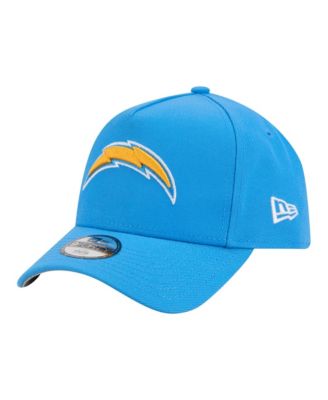 Big Boys and Girls Powder Blue Los Angeles Chargers 9FORTY A-Frame Adjustable Hat