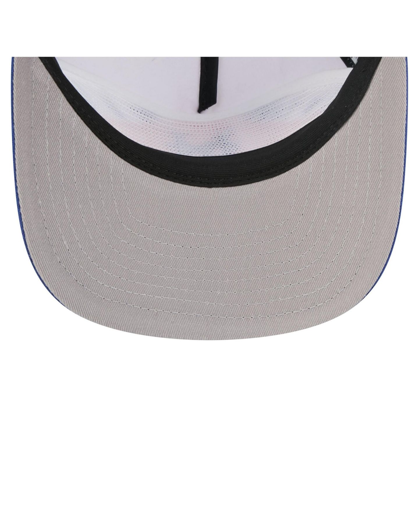 Мужская кепка New Era White/Royal New York Mets Retro Cut 19TWENTY Adjustable Trucker Hat — фото 5