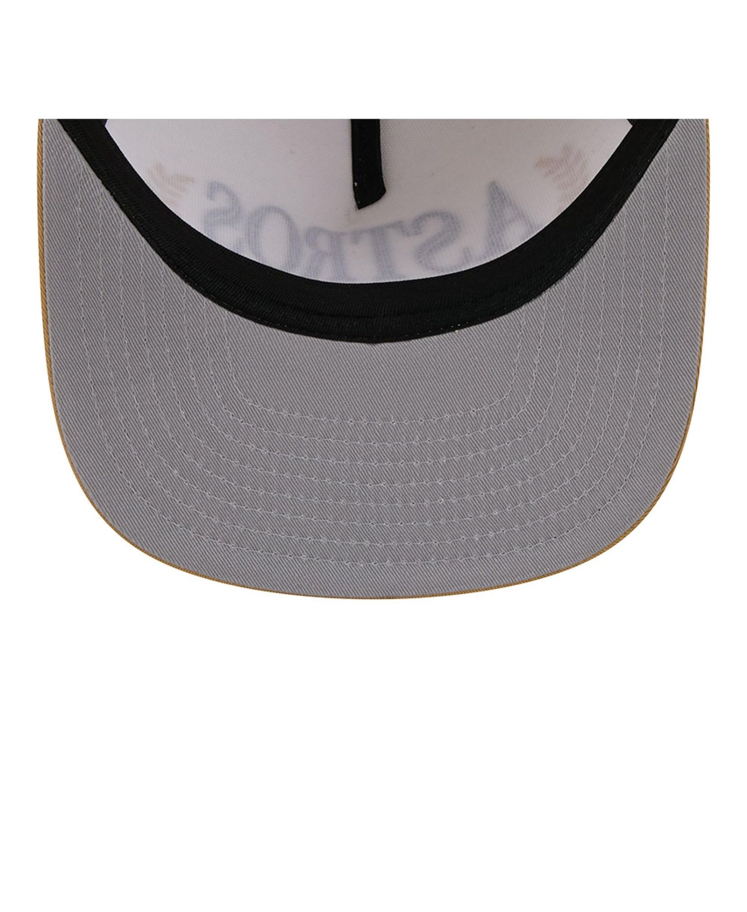 Men's Cream Houston Astros Club 9FIFTY A-Frame Snapback Hat