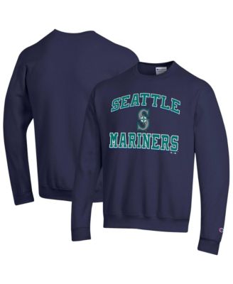 Men's Navy Seattle Mariners Heart Soul Power blend Sweatshirt