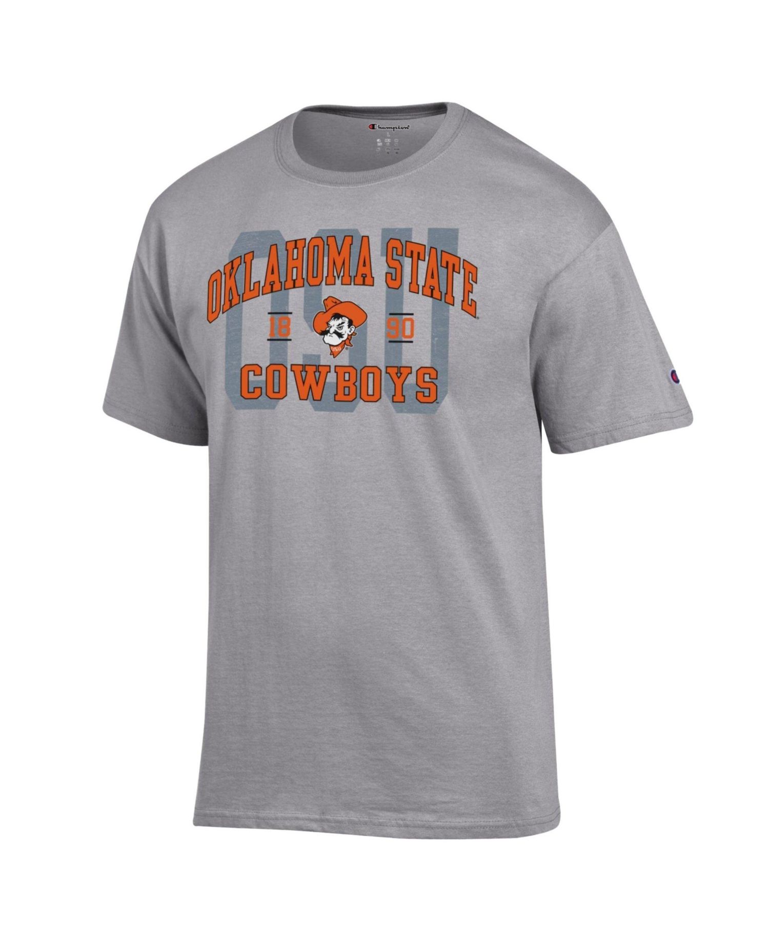 Men's Heather Gray Oklahoma State Cowboys Varsity T-Shirt