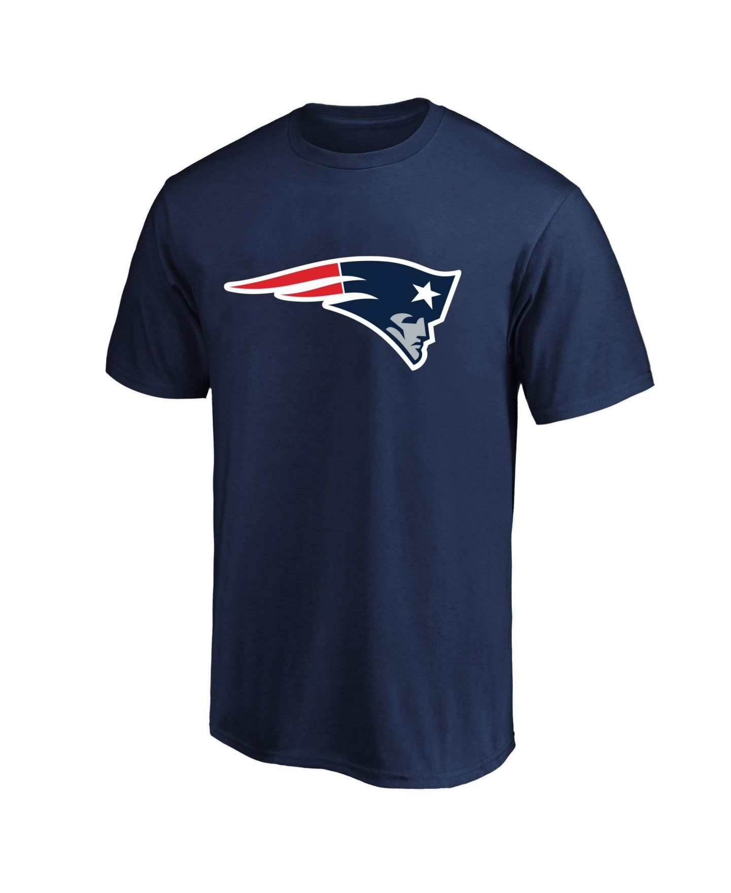 Мужская футболка Fanatics A.J. Brown Navy New England Patriots Big & Tall Name & Number — фото 2