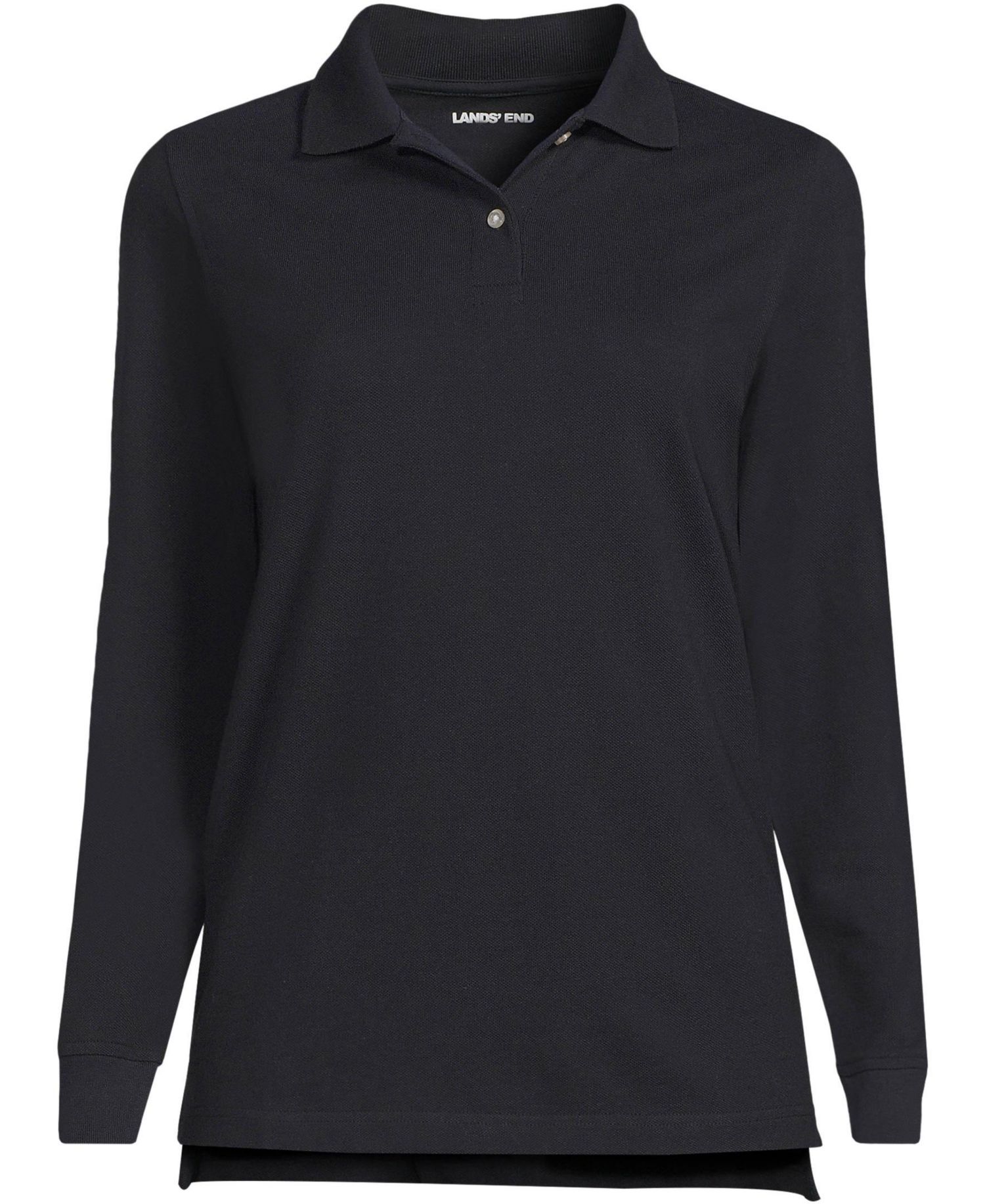 Women's Long Sleeve Mesh Polo Shirt