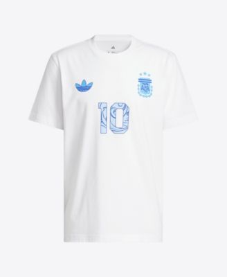 Men's Lionel Messi White Argentina National Team 2026 Away Jersey Hook Name Number T-Shirt