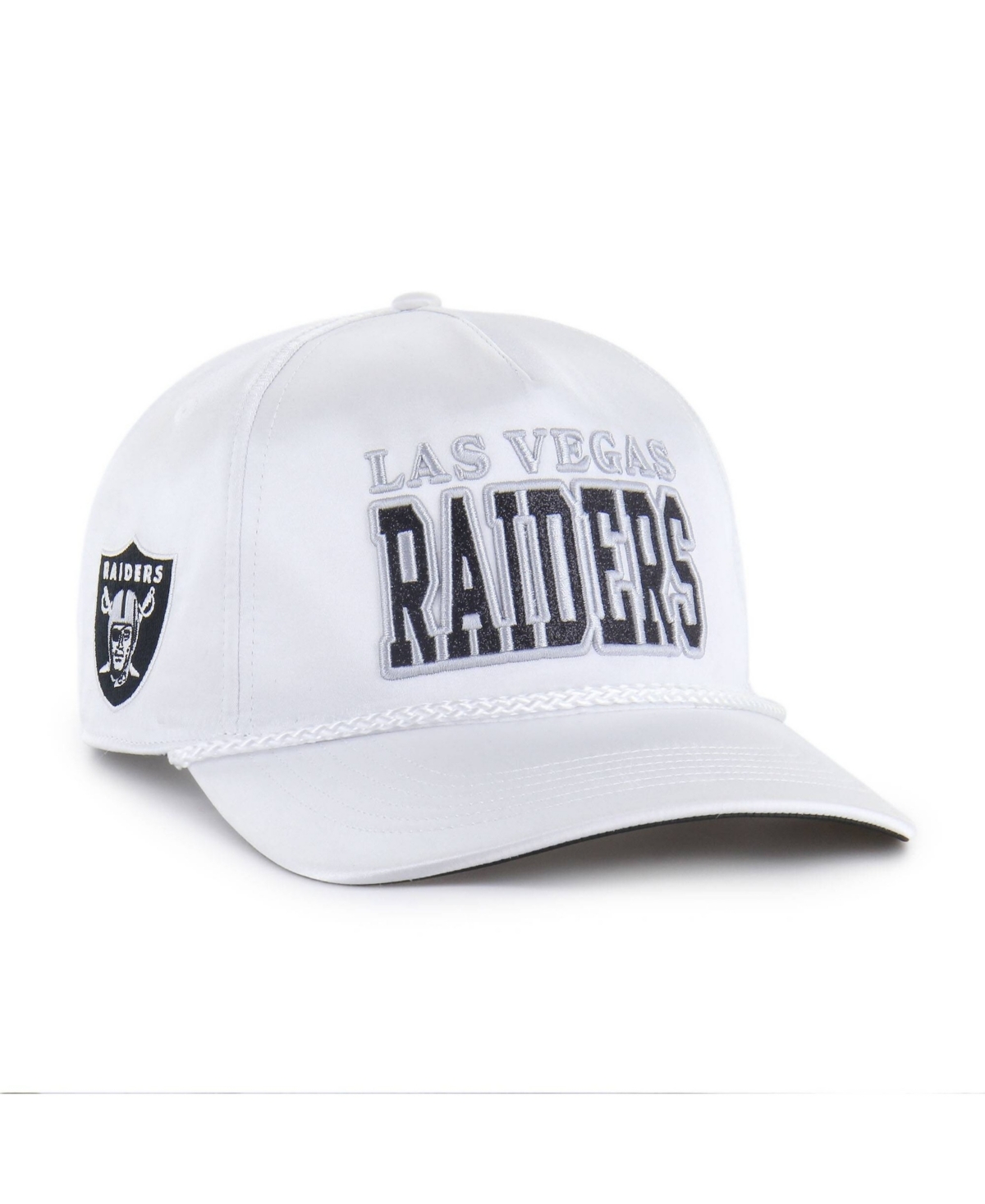 47 Brand Women's White Las Vegas Raiders Outspoken Hitch Adjustable Hat