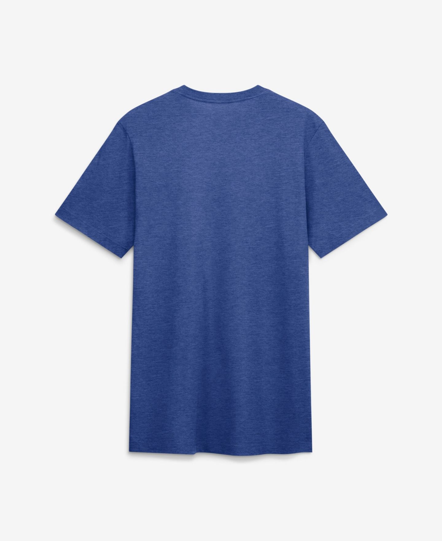 Мужская футболка Nike Heather Royal Chicago Cubs Stacked Tri-Blend — фото 3