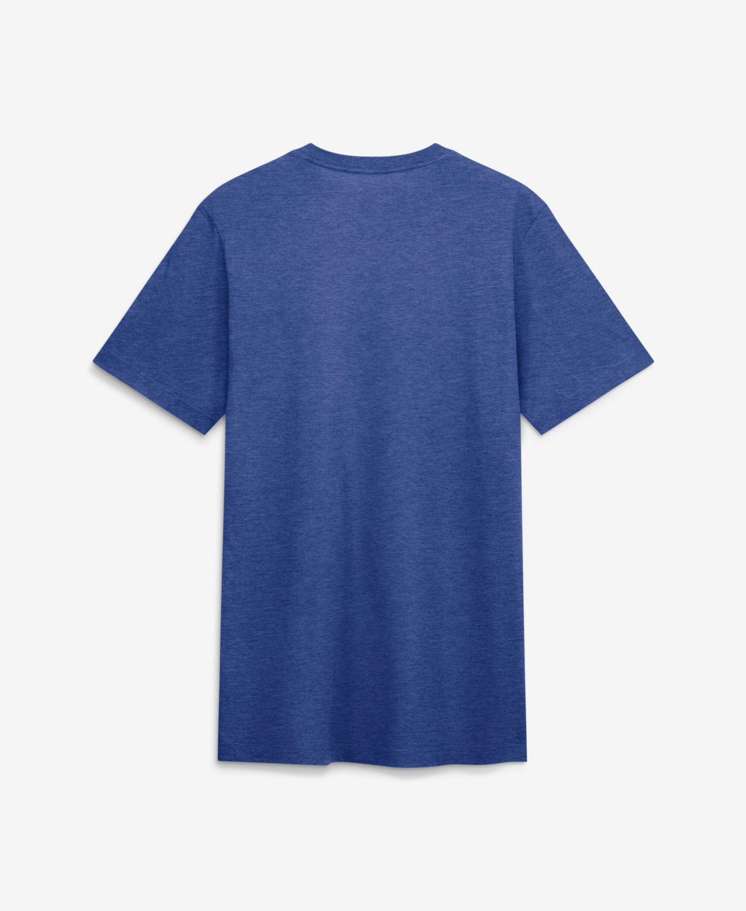 Men's Heather Royal Chicago Cubs Stacked Tri-Blend T-Shirt