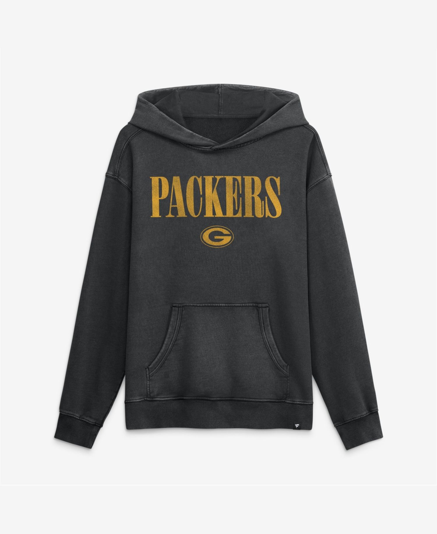 Men's Black Green Bay Packers Relaxed Intense Rivalry French Terry Hoodie