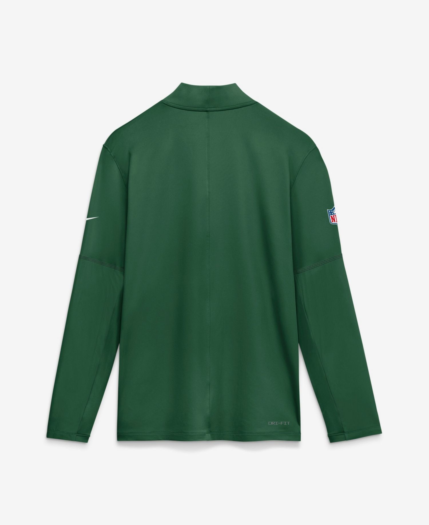 Men's Green New York Jets Sideline Logo Glory Midweight Dri-FIT Half-Zip Pullover