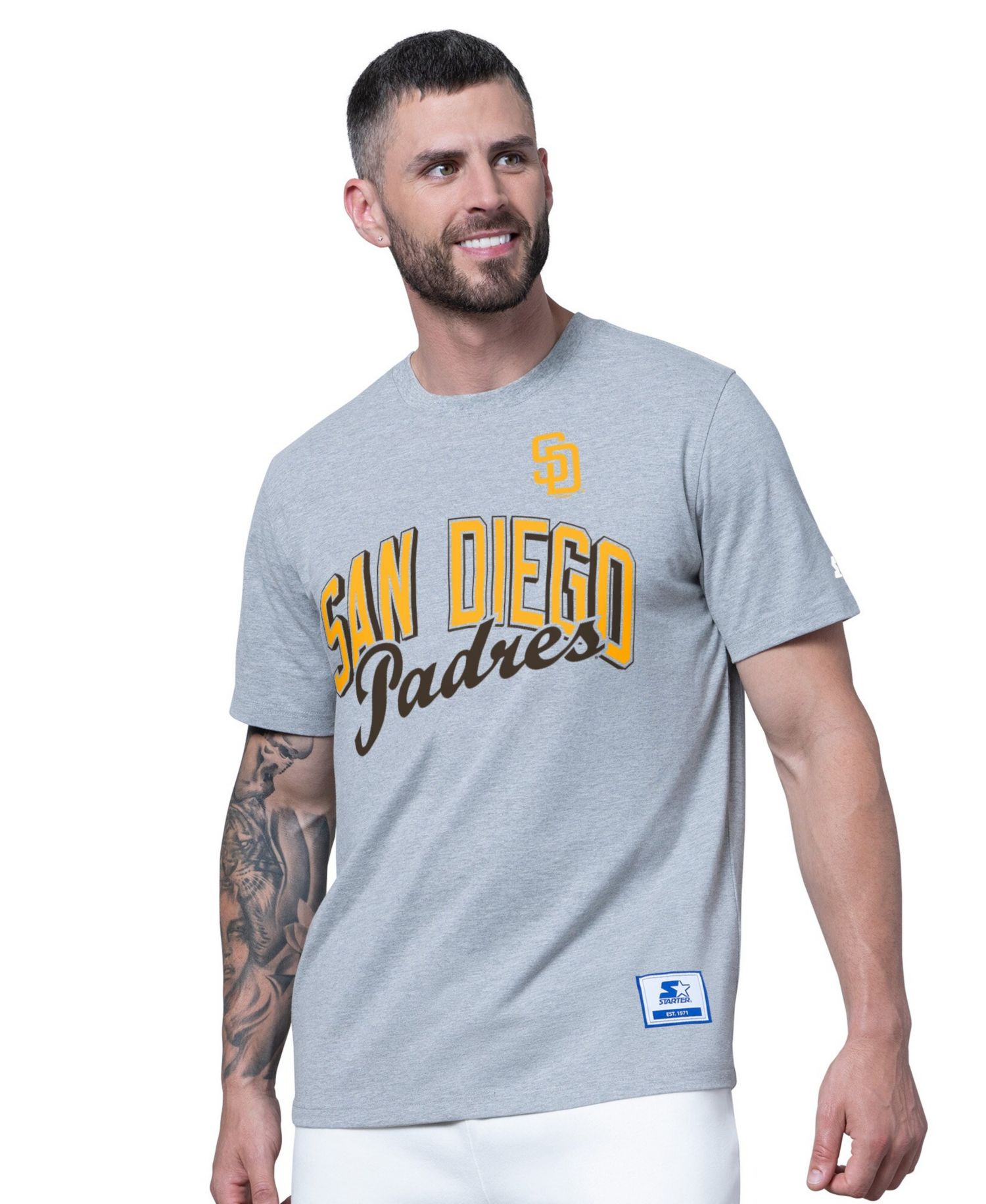 Men's Brown/Heather Gray San Diego Padres Two-Pack T-Shirt Set