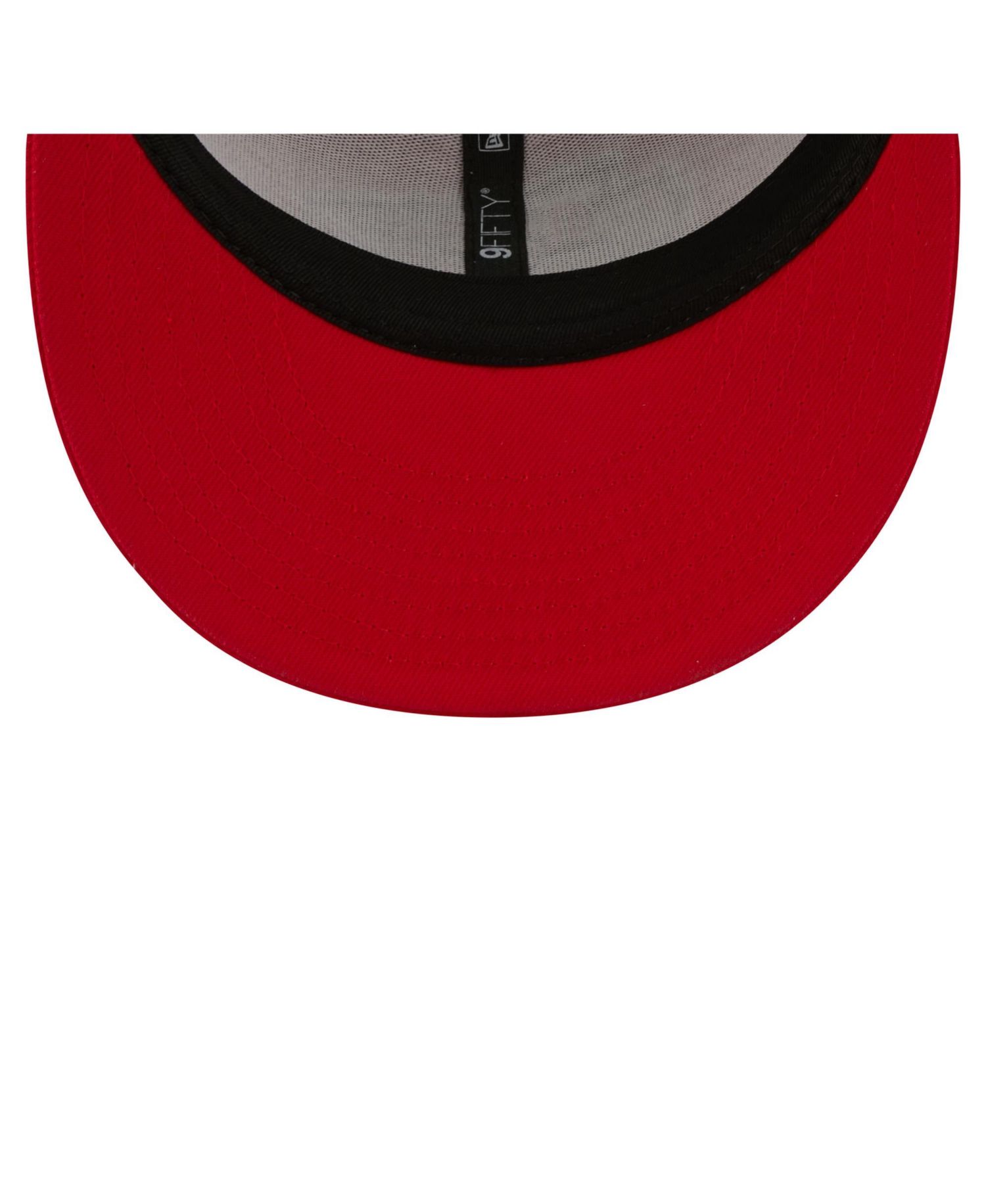 Men's Red Kansas City Chiefs Core Team 9FIFTY Trucker Snapback Hat