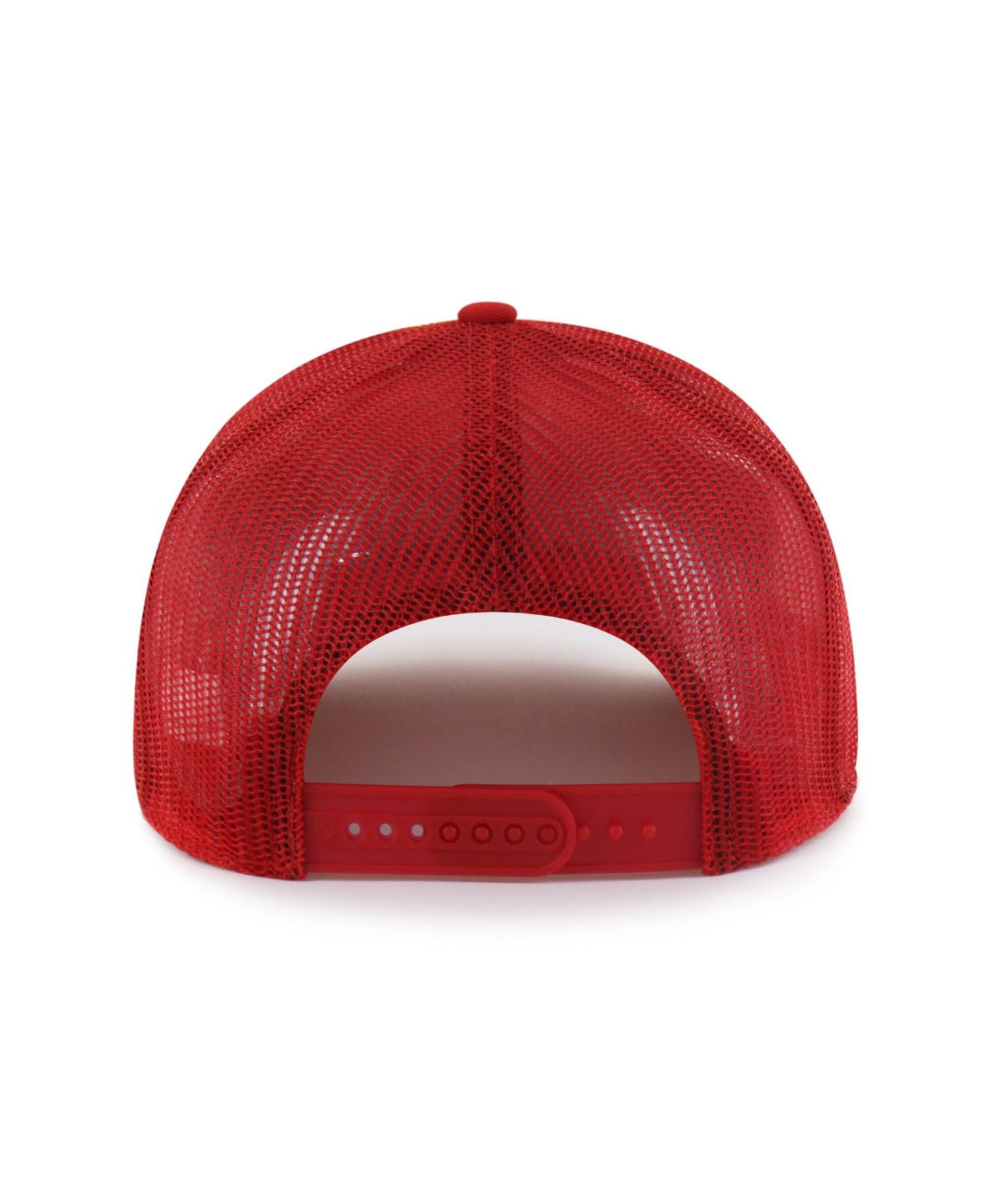 47 Brand Men's Red Cincinnati Reds Pitstop Trucker Adjustable Hat