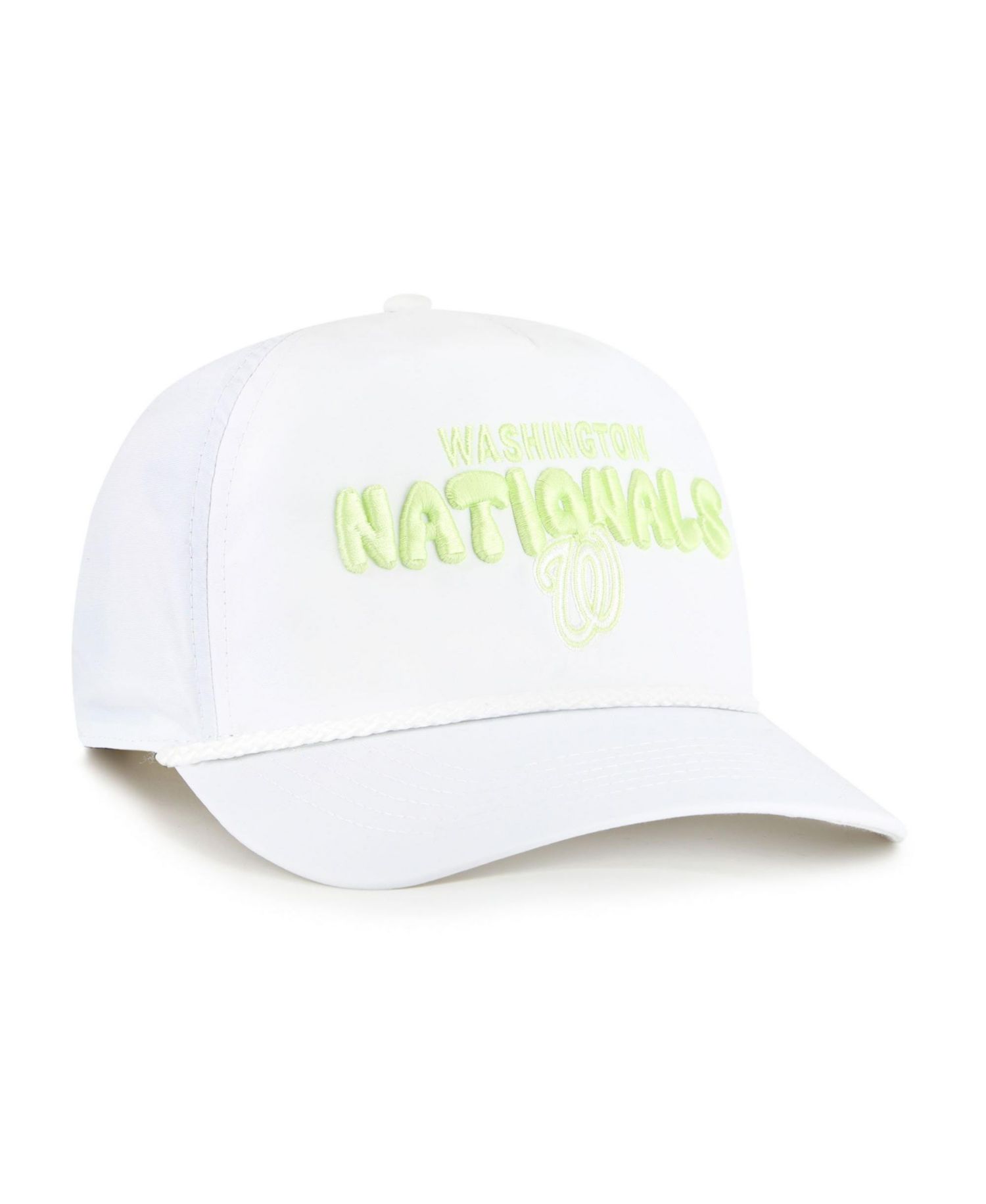 Women's ''47 White Washington Nationals Bright Side Adjustable Hitch Hat