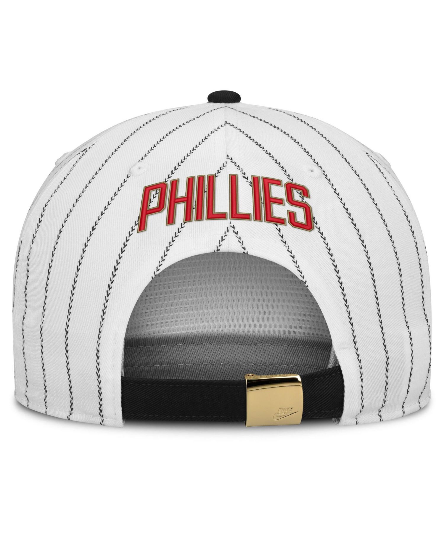 Men's White/Black Philadelphia Phillies Cooperstown Collection Pro Adjustable Hat