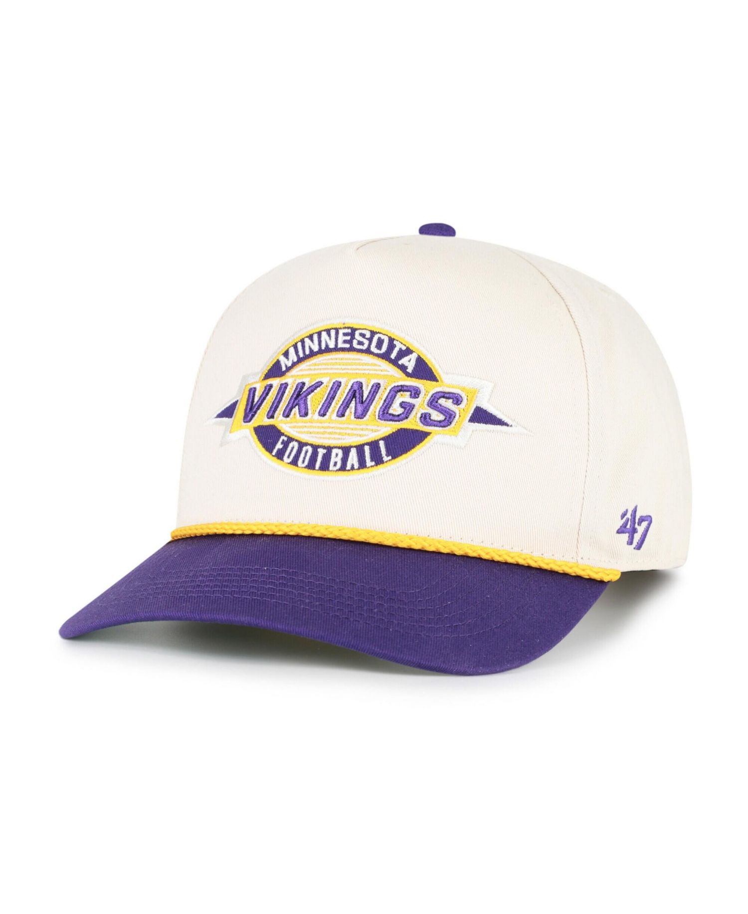 Big Boys and Girls Natural Minnesota Vikings Freemont Hitch Adjustable Hat