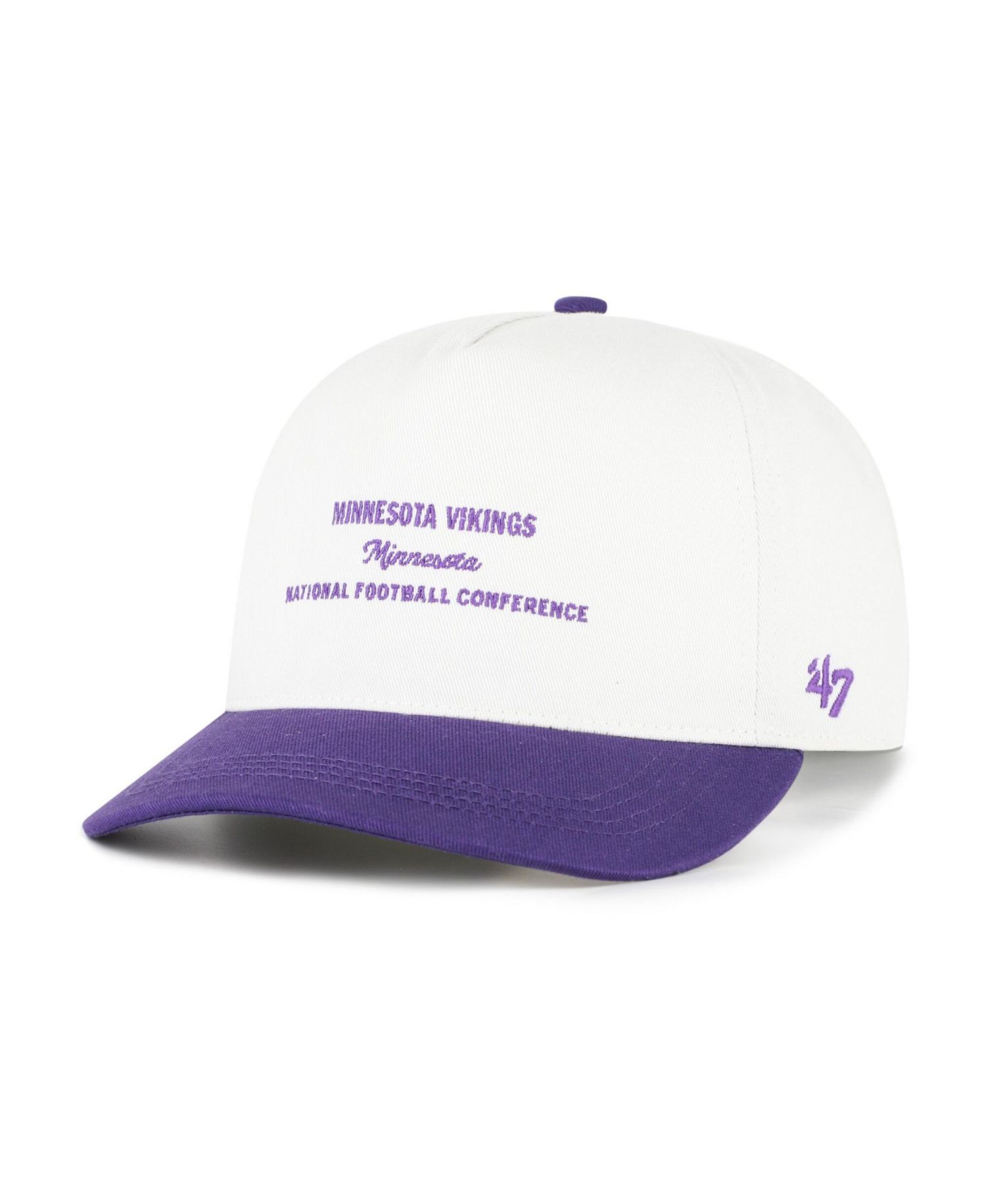 Men's White Minnesota Vikings Contemporary Two-Tone Hitch Adjustable Hat