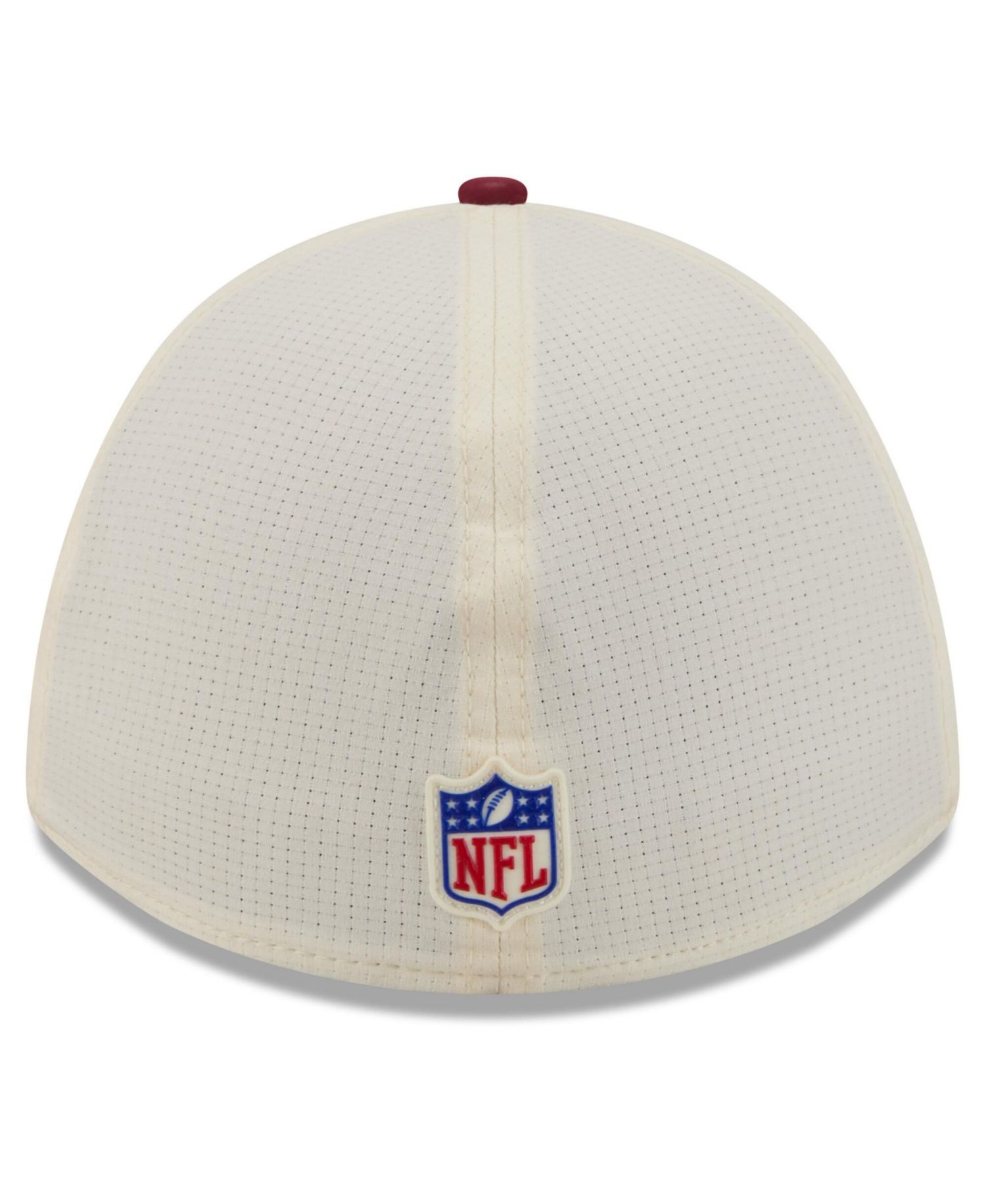 Men's Cream/Burgundy Washington Commanders 2026 NFL Training Camp 39THIRTY Flex Hat