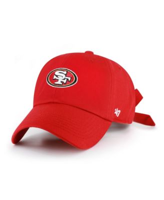 Women's Scarlet San Francisco 49ers Bow Back Clean Up Adjustable Hat