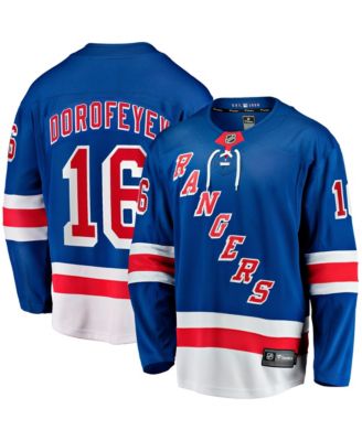 Men's Pavel Dorofeyev Blue New York Rangers Home Breakaway Jersey