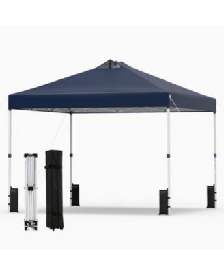 10 x 10 ft Pop-Up Canopy Tent with Wheeled Storage Bag
