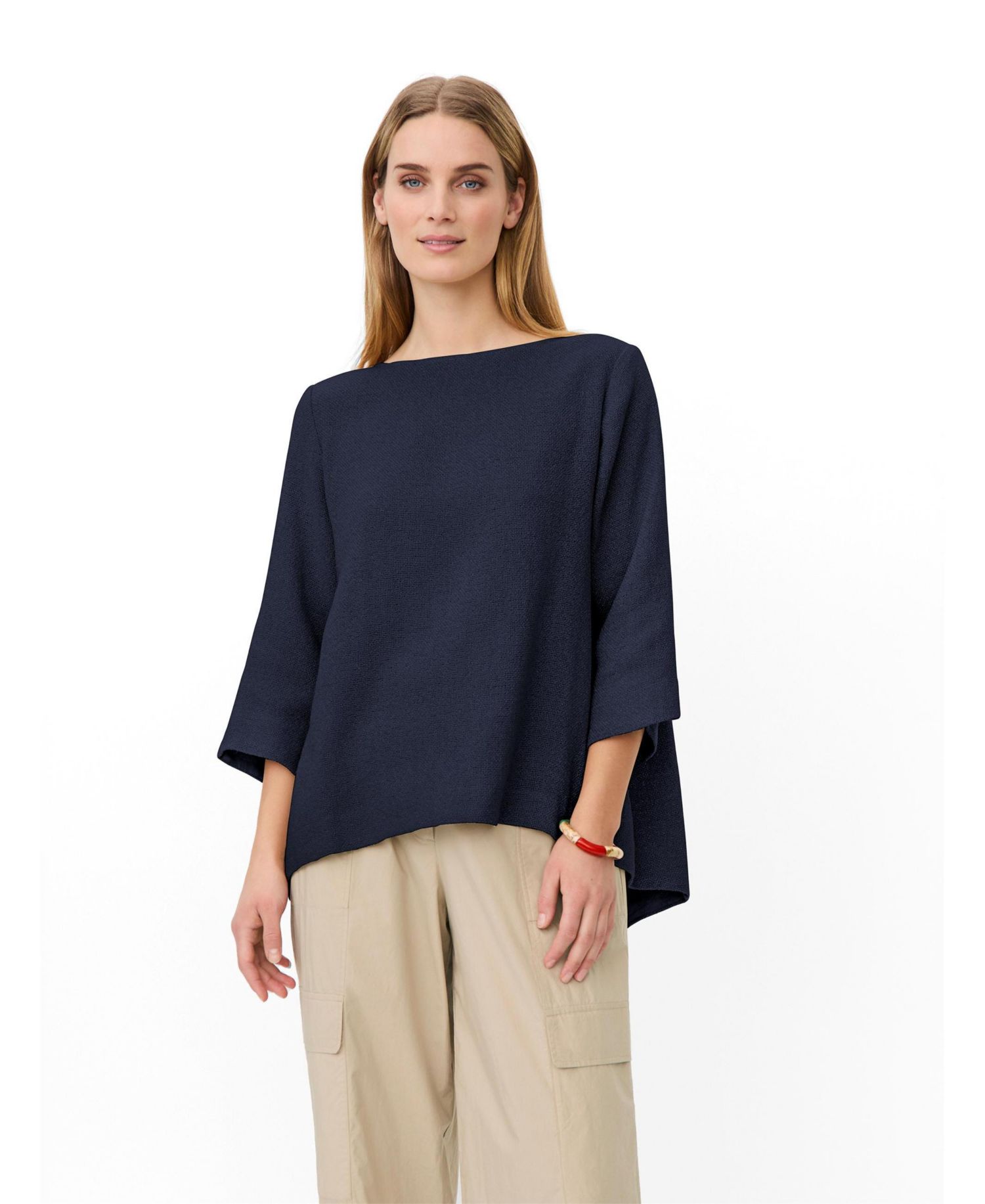 Women's Dovinia 3/4 Sleeve Round Neck Blouse