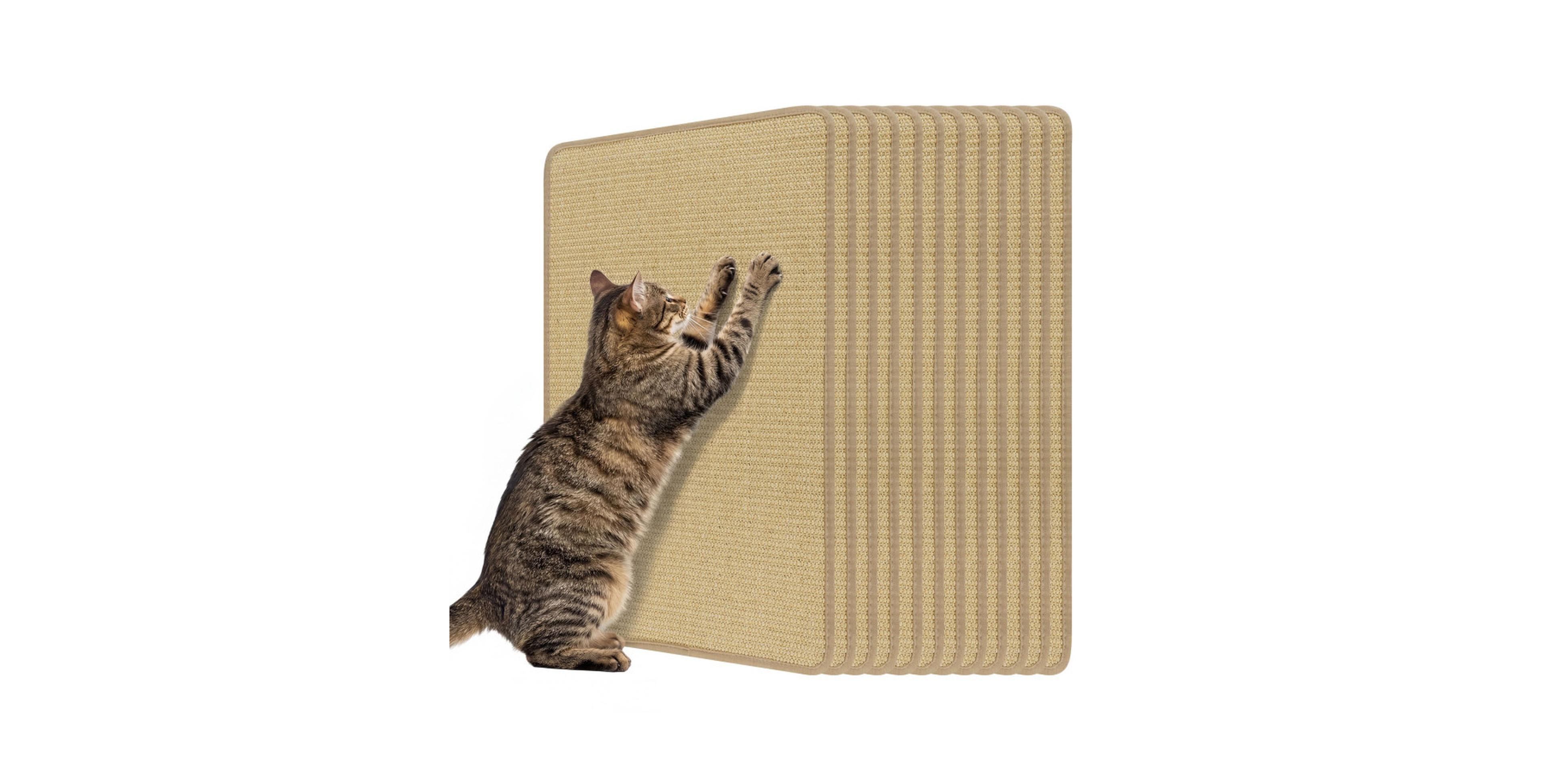 Sugift 12-Piece Cat Scratcher Mat Set 24 x 16 in Sisal Pads