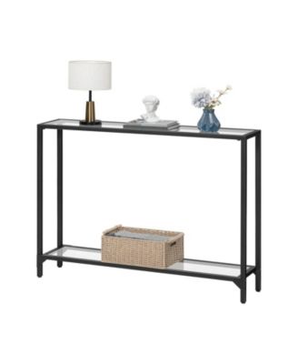 39.4-Inch Entryway Console Table with Durable Metal Frame