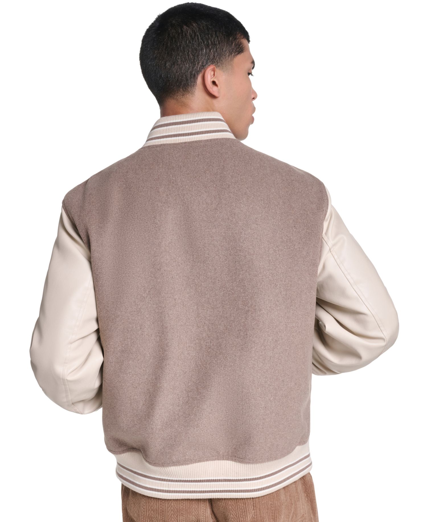 Men's Wool Blend Varsity Jacket