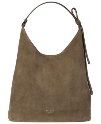 Loop Large Suede Carryall Hobo Bag