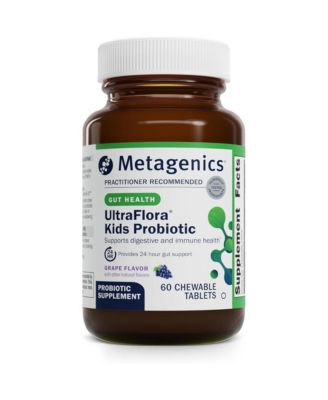 UltraFlora Kids Probiotic 10 Billion CFU Children's Probiotic Blend Digestive Health and Immune Health For Ages 3 Plus 60 Tablets