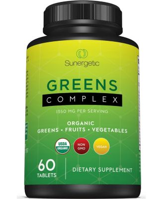 Superfood Tablets with Fruits, Vegetables and Herbs, 60 Count