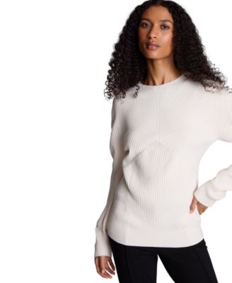Women's Traveling Rib Seamless Mock Neck Pullover