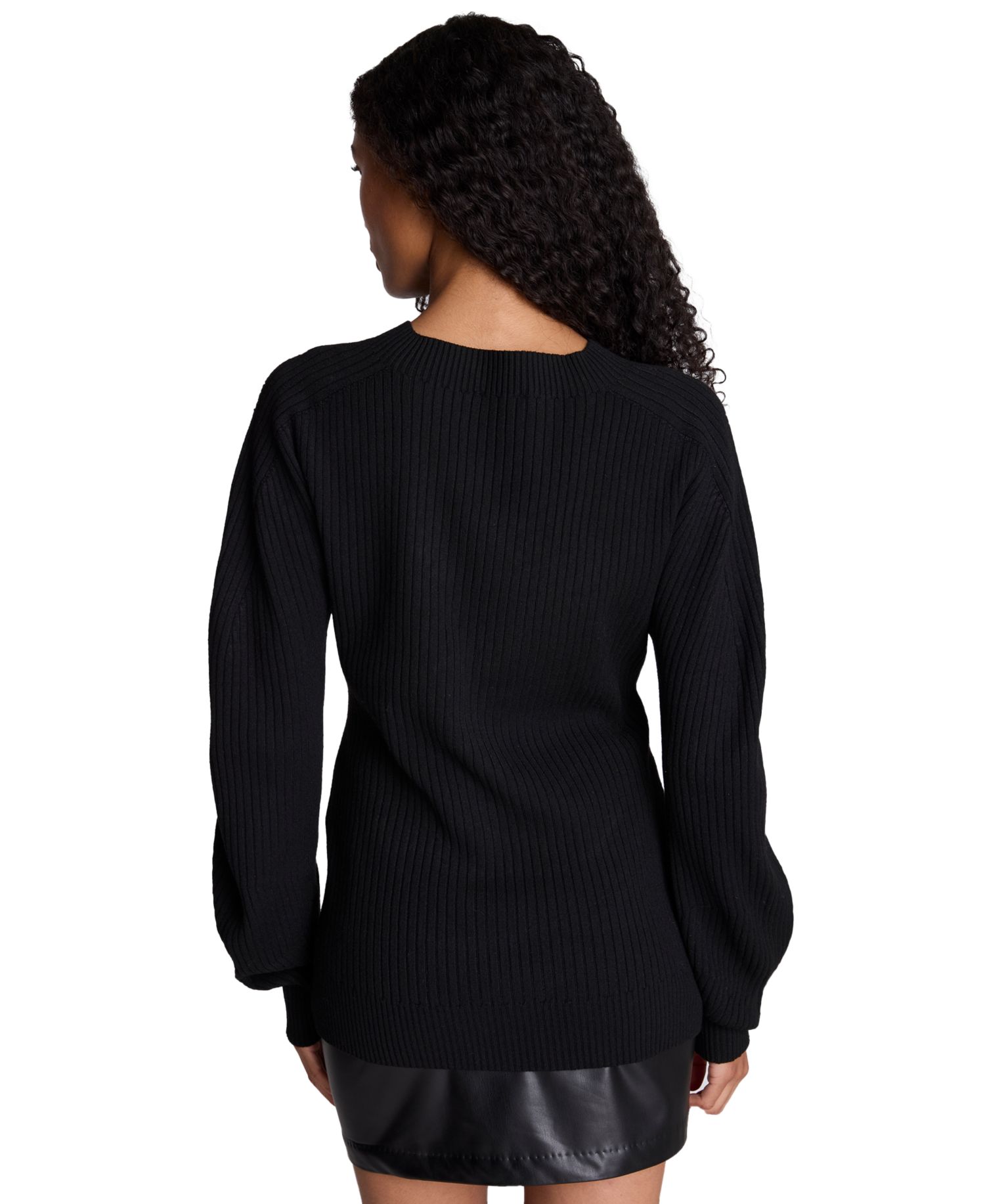Women's Traveling Rib Seamless Mock Neck Pullover