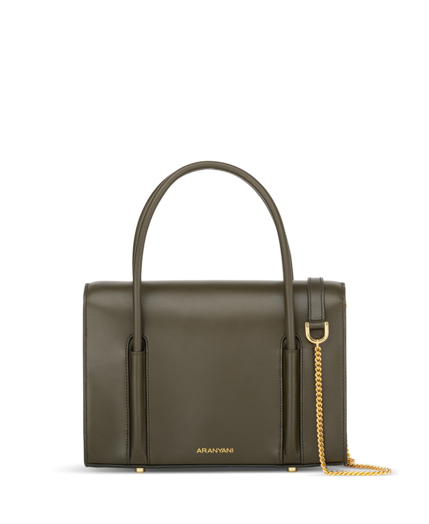 Женская сумка Aranyani Myra 10 Italian Calf Leather Handbag, цвет: Глубокий тёмно-зелёный — фото 2