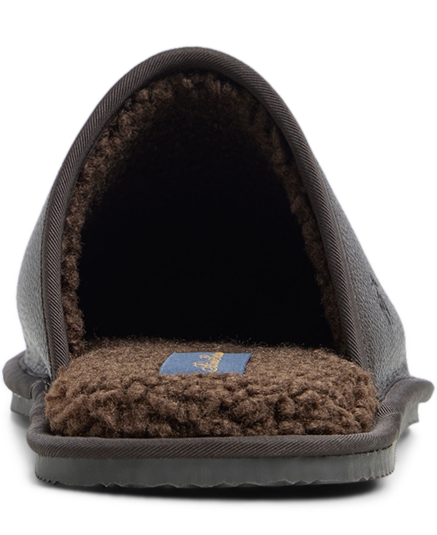 Мужские тапочки Brooks Brothers Drew Cozy Slippers, цвет: Тёмный коричневый — фото 3