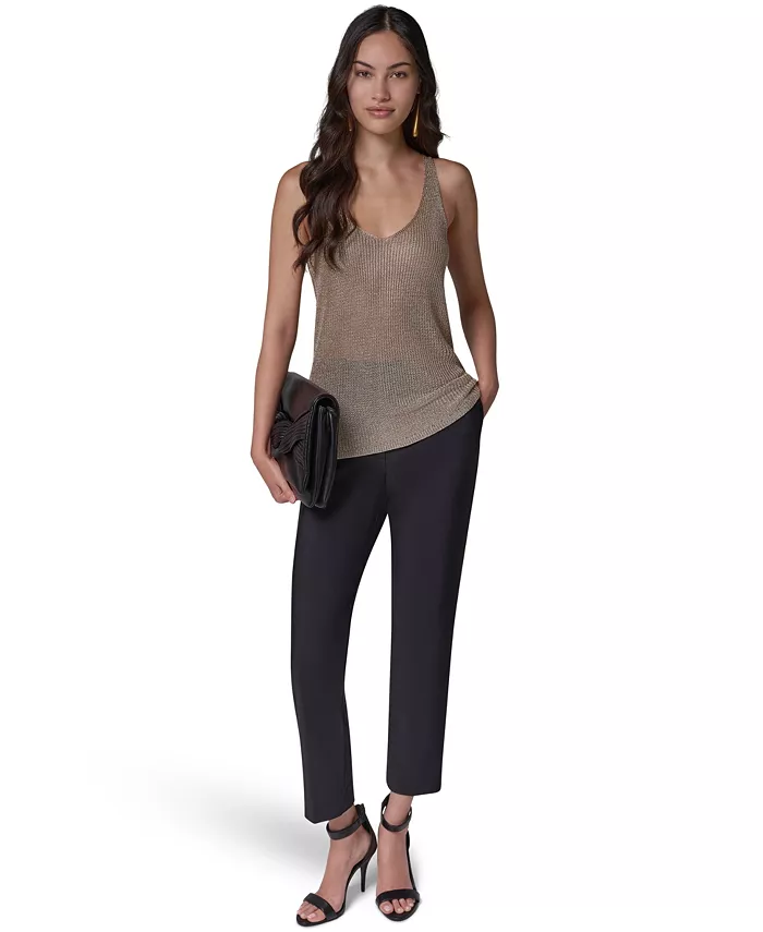Women's Metallic-Knit Tank Top - thumbnail 6